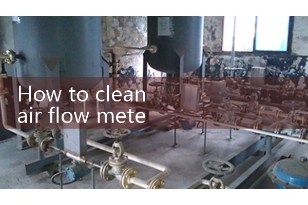 How to clean an air flow meter